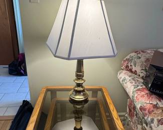 Stiffel Brass Candlestick Table Lamp
