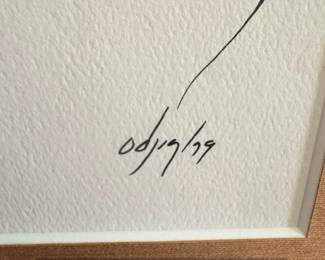 Daphne Odjig Getting His Wings Serigraph Print third image