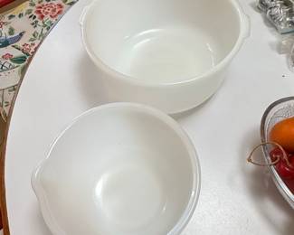 Vintage Glasbake Mixing Bowls for Sunbeam