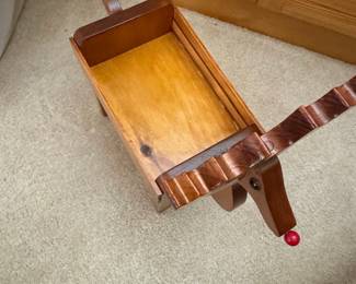 Wooden Reindeer Planter second image