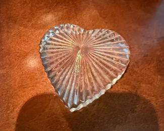 Waterford Crystal Heart Paperweight