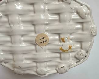 Ceramiche Castellan Woven Basket Bowl third image