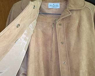 Vintage Suede Skirt Suit second image