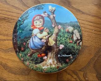 M.I. Hummel Apple Tree Girl Music Box by The Danbury Mint