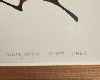 Autumn Flight by Benjamin Chee Chee Signed Print third image