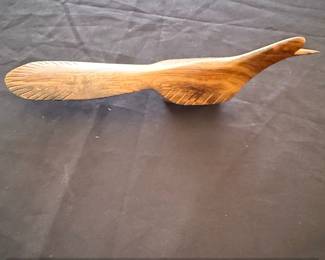 HandCarved Wooden Bird Letter Opener by Nora Molino Seri Indian