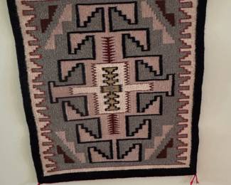 Navajo Two Grey Hills Style Rug