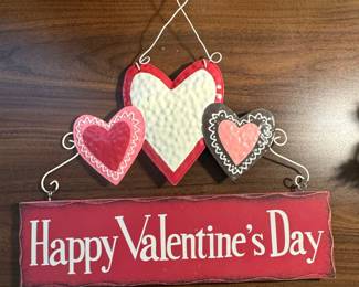 Happy Valentines Day Heart Sign