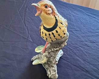 Ceramic Songbird Figurine