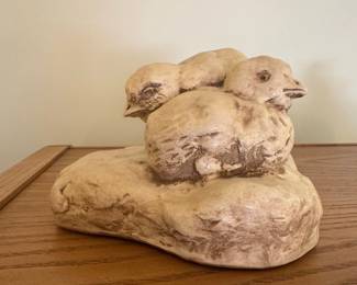 Ceramic Figurine of Three Ducklings