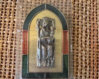 Madonna and Child with Angels Plaque