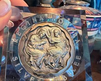 Diocese of Metuchen Silver Jubilee Crystal Commemorative second image