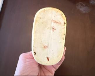 Antique Austria Porcelain Vase HandPainted Floral Design third image