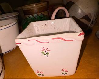 Assorted Ceramic and Glass Planters and Vases, including Vintage and Artisan Pieces third image