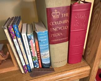 Collection of Encyclopedia, Holy Bible and agricultural books 