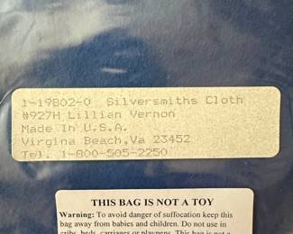 Lillian Vernon Silversmiths Cloth second image