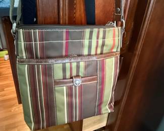 Fossil Striped Crossbody Bag