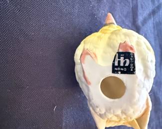 Vintage Yellow Bird Figurine Hong Kong third image