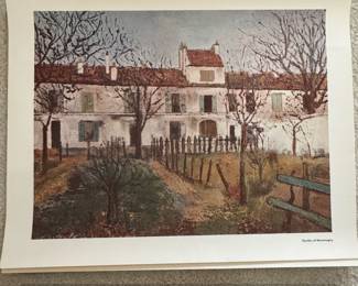 Maurice Utrillo Garden of Montmagny Print