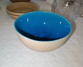 Lars Keramik Denmark Blue Glazed Bowl