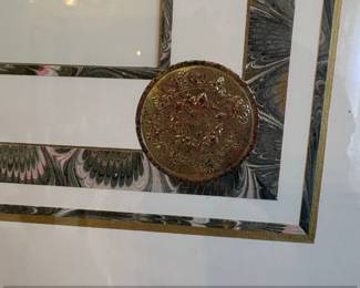 Rhododendron ponticum and Robinia hispida Botanical Print second image