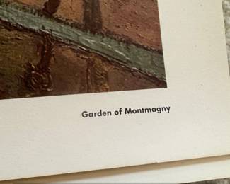 Maurice Utrillo Garden of Montmagny Print second image