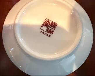 Vintage Porcelain Trinket Box with Orchid Design third image