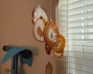 Agate Slice Wind Chime