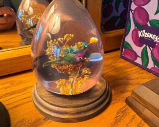 Resin Egg Diorama with Birds and Nest second image