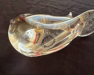 Murano Italy I. Naso Glass Duck Figurine third image