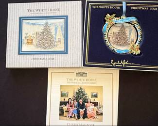 The White House Historical Association Christmas Ornament Lyndon B. Johnson