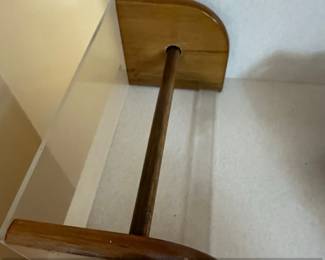 Vintage Wood and Acrylic CD or Media Storage Rack third image