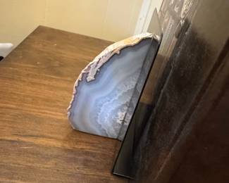Agate Geode Bookends second image