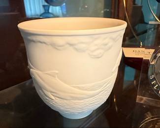 Lladro Dolphins at Play Votive Candle Holder