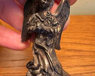 Vintage Danbury Mint 1974 Silver Plated Angel Bell 