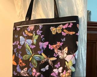 Butterfly Print Tote Bag by Shaw Creations