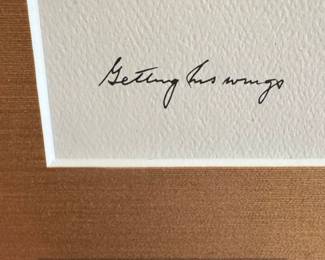 Daphne Odjig Getting His Wings Serigraph Print second image