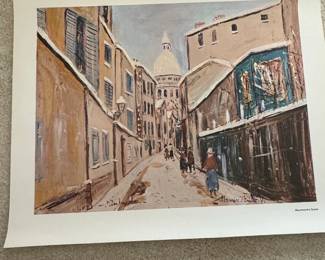 Montmartre Scene by Maurice Utrillo