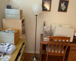 MidCentury Modern Globe Floor Lamp third image