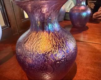 Speckled Stoneware Art Pottery Blue Pitcher fourth image