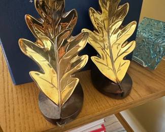 PMC Oak Leaf Bookends