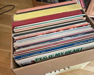 Collection of Vintage Vinyl Records