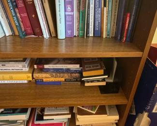 Wooden Bookshelf with Assorted Books second image