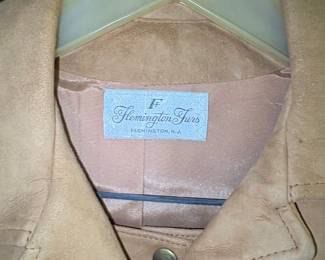 Vintage Suede Skirt Suit third image