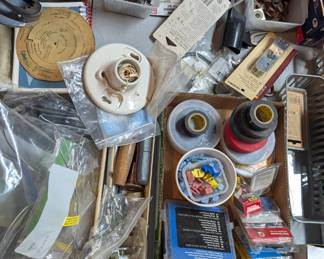 Assorted electrical supplies