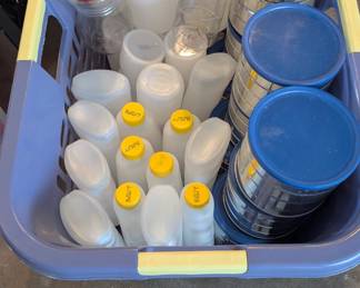 Clean lidded containers