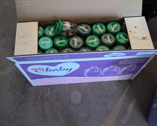 Clean baby food jars