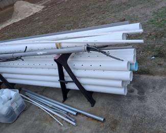 New septic pipes and couplings