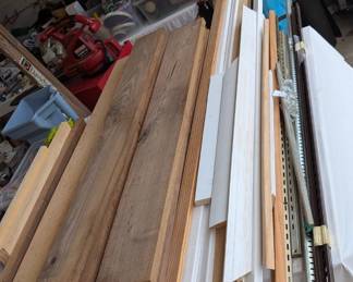 Assorted hardwoods and trim