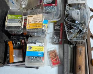 Assorted fasteners